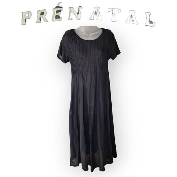 Black Knit Maternity Dress by Prénatal Size XS/S - Picture 1 of 8